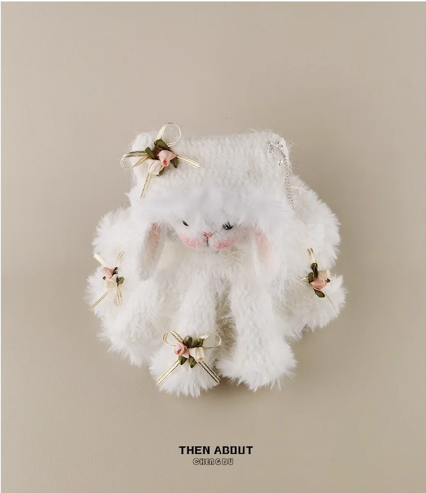 Original handmade cute princess fairy candy rabbit plush doll luxury gift.