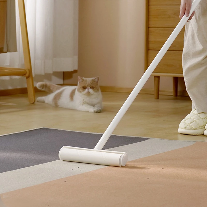 Bianco stile minimalista grande adesivo strappabile spazzola per la depilazione rimozione della lanugine per vestire