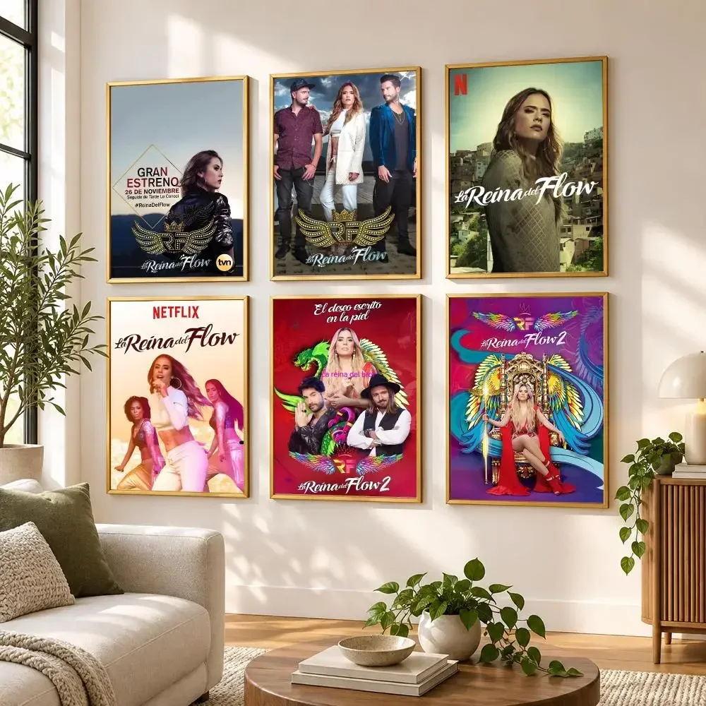 The Queen of Flow TV Poster HD art sticky wall waterproof home living room bedroom bar aesthetic decoration