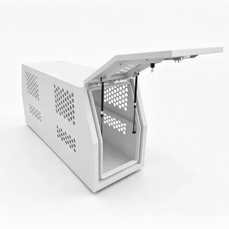 Aluminum Outdoor Waterproof Lockable Toolbox with Powder Coating and Middle Door