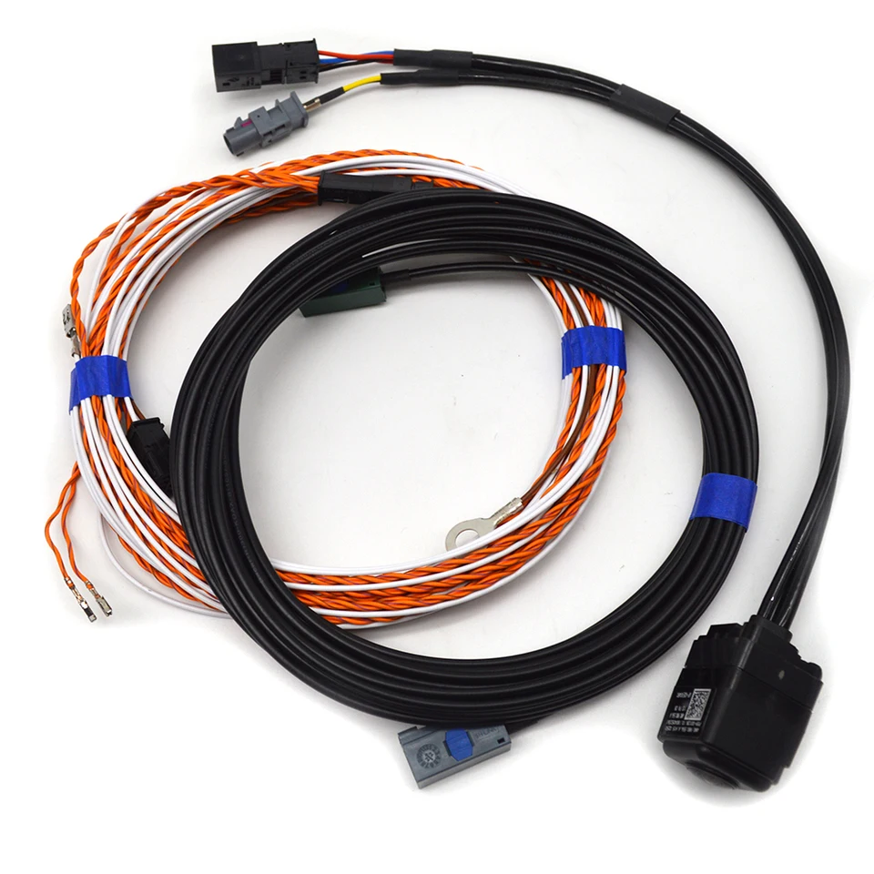 Para Audi nueva cámara de visión trasera TT 8S con arnés de cableado de línea de guía de alta línea 8S0 827 574 a 8S0827574A