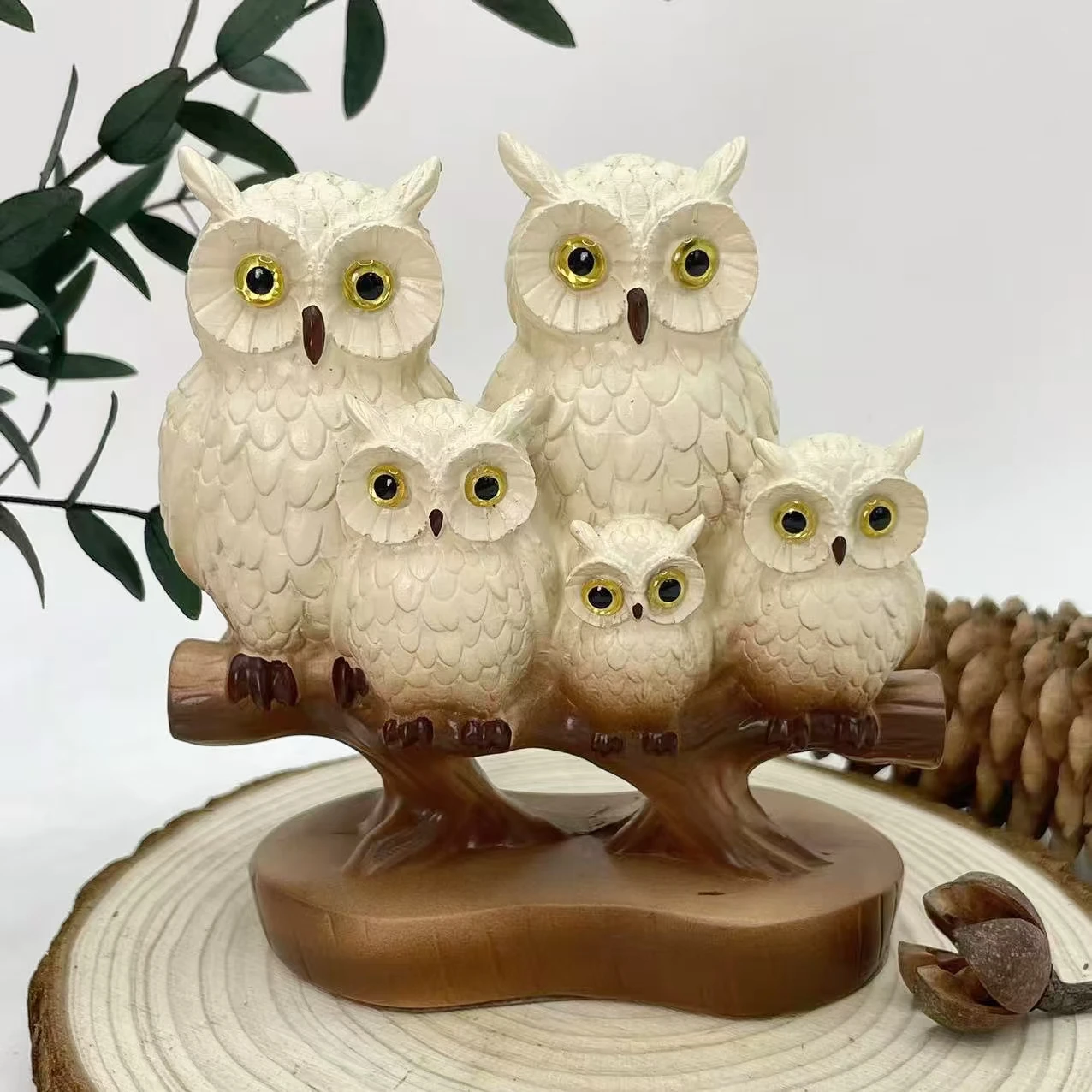 1pc Modern Minimalist Owl Animal Decorative Ornament, Home Decoration, Living Room Entrance, Bookshelf, Wine Cabinet, TV Cabinet Decorative Piece