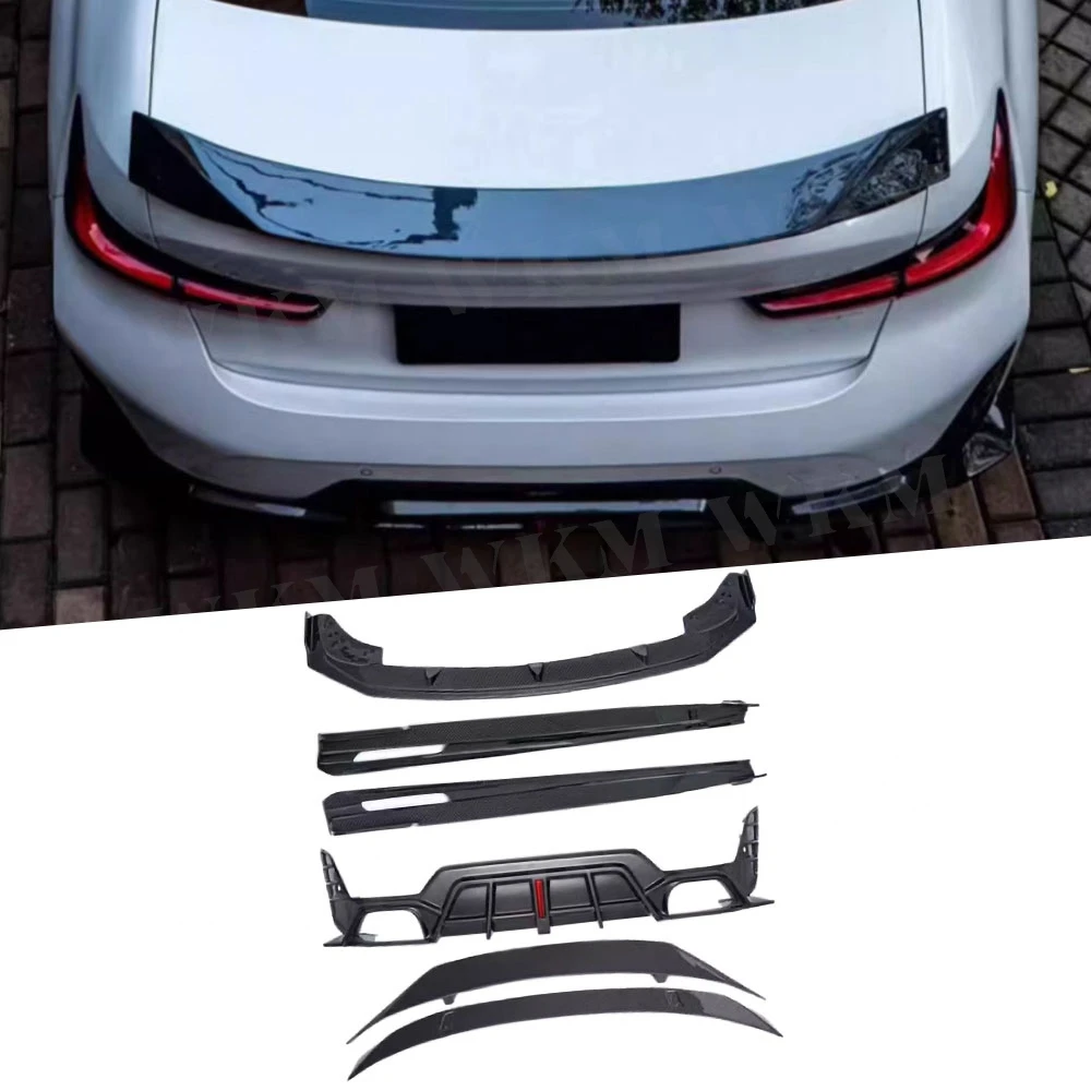 

For BMW G20 CMST Sport 2023+ Body Kit Carbon Fiber Rear Diffuser Spoiler Front Bumper Lip Side Skirt Accessories