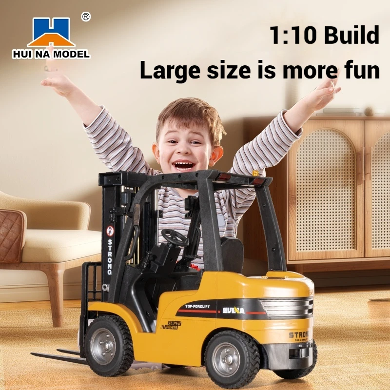 

Huina 1576 Ultra Large Remote-Controlled Forklift Alloy Engineering Vehicle Wireless Electric Toy Simulation for Children Gift