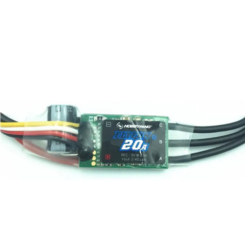 Hobbywing FlyFun 20A 30A Mini ESC 2-4S Lipo Brushless Electrical Speed Controller Motor for Drone Airplane