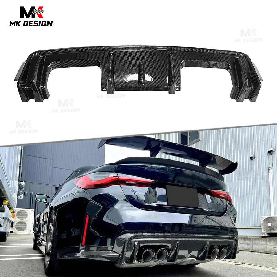

Carbon Fiber Rear Diffuser for BMW G80 M3 G82 G83 M4 2021-2025 3D Style Carbon Rear Bumper Lip Diffuser Car Accessories