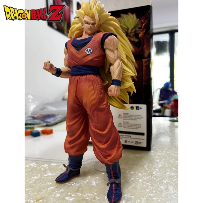 

Ssj3 Dragon Ball Figure 30cm Goku Large Figures Super Saiyan Goku Anime Figure Goku Figurine Pvc Collection Model Toys Gifts