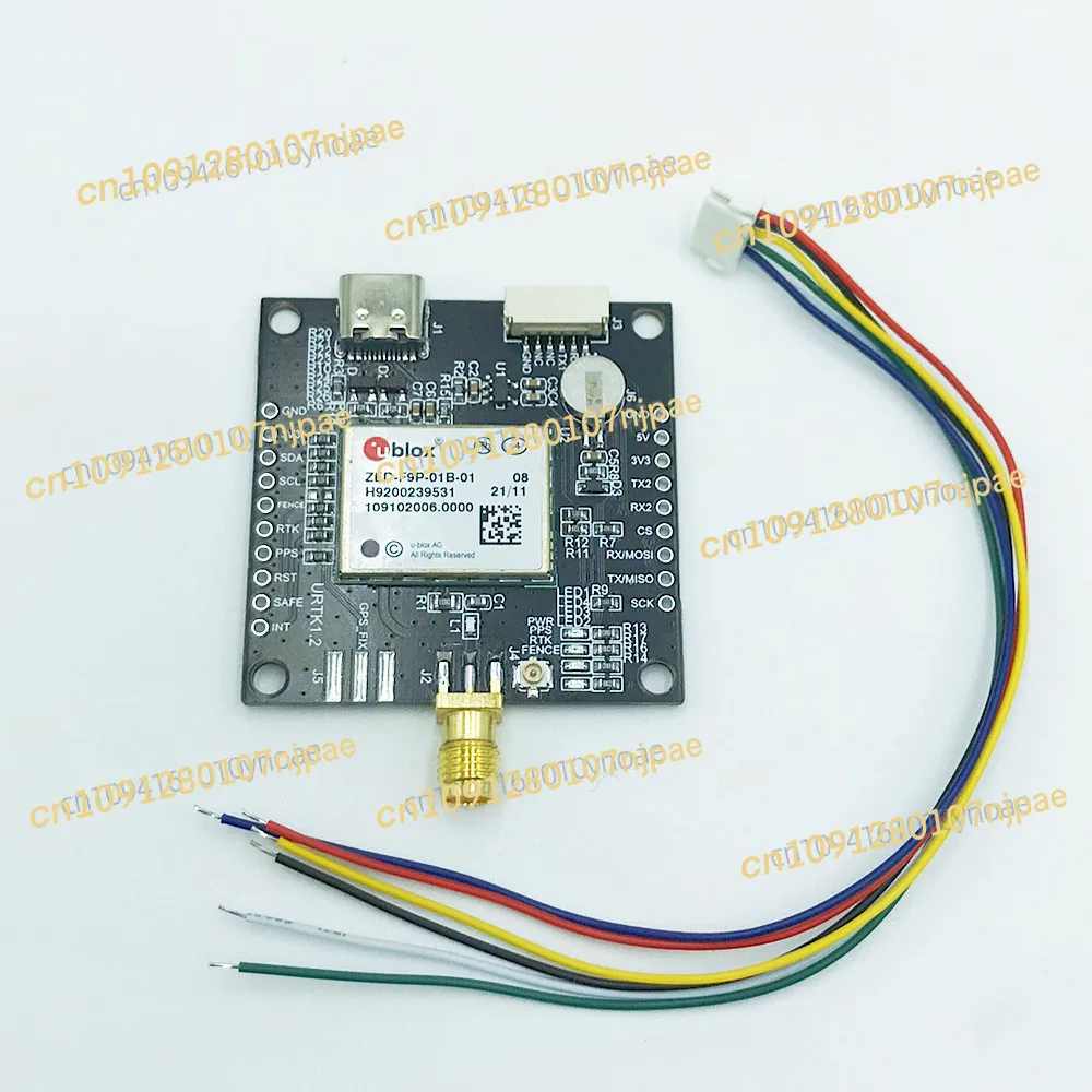

1PCS/LOT ZED-F9P-01B zed f9p rtk gps module High precision centimeter-level differential positioning RTK module GNSS card