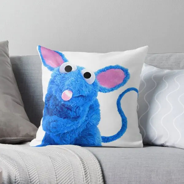 Tatter Bear In The Big Blue House  Printing Throw Pillow Cover Sofa Comfort Decorative Fashion Pillows not include One Side