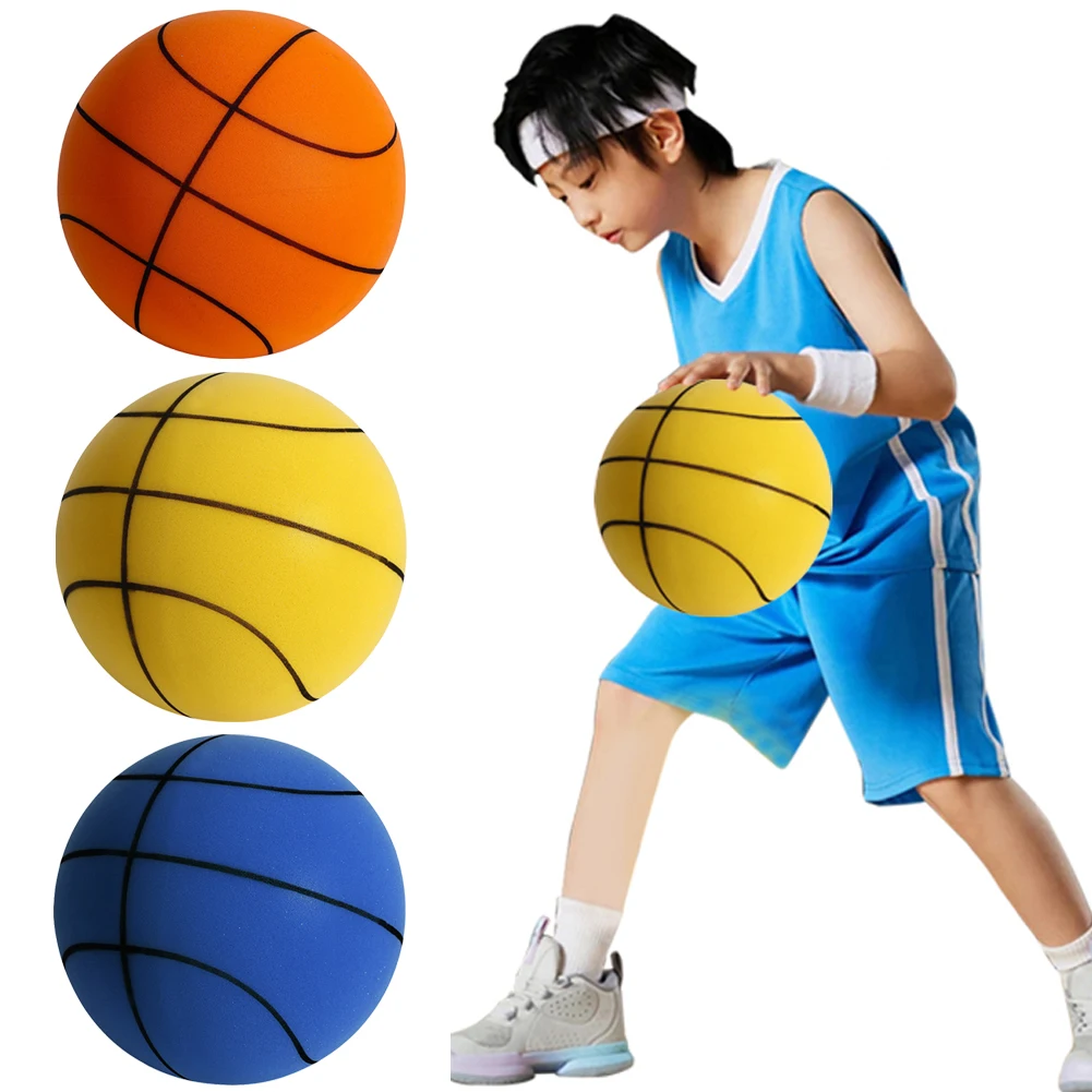 

18cm Silent Basketball High-Resilience Indoor Training Ball No Noise Basketball for Various Indoor Activities