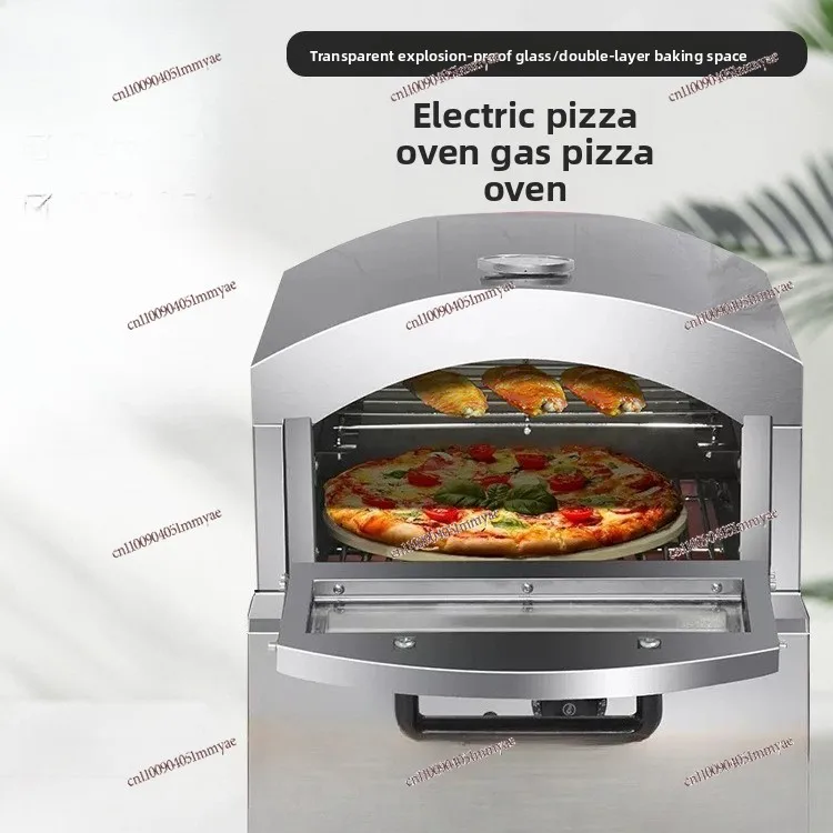 Commercial Electric Pizza Oven Gas Pizza Oven Small Portable  Chicken Wings Bake Oven Barbecue