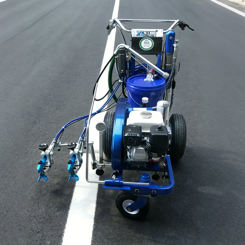 Road Marking Machine Line Striper Road Line Painting Machine Airless Hand Push Cold Paint Marking Equipment For Highway Pavement