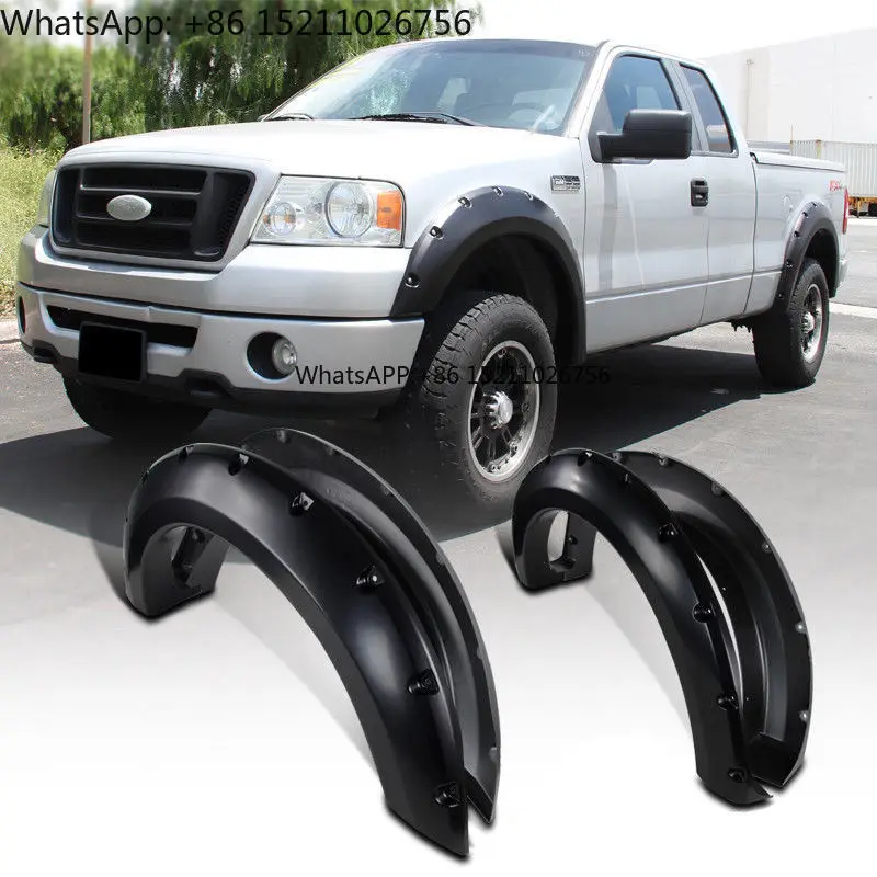 Pickup Truck Fender Flare Cover Wheel Arches for FORD F150 2004 - 2008 Offroad ABS Plastic Fender Flares