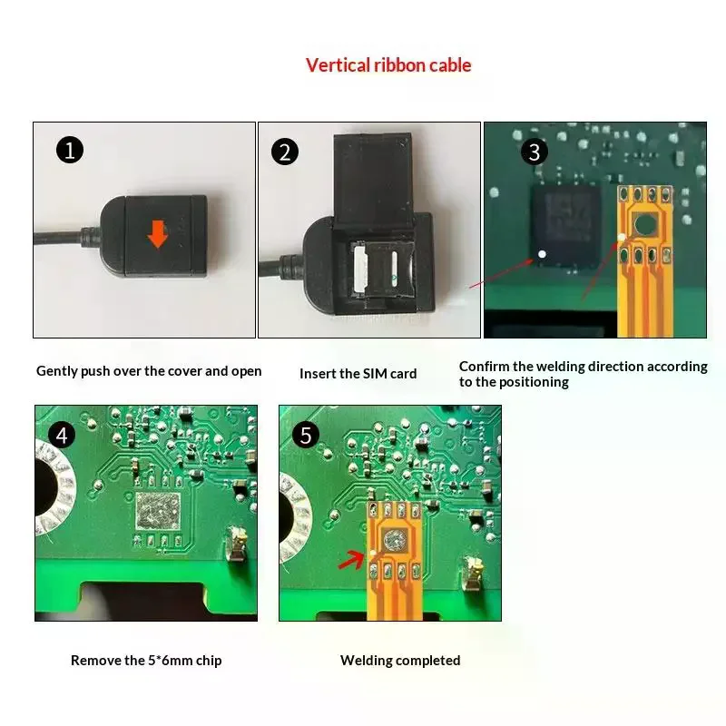 Sim Card Slot Adapter 4G Sim Slot Adapter With 20Pin Cable Connector For Android Multimedia GPS Radio Car Accessories