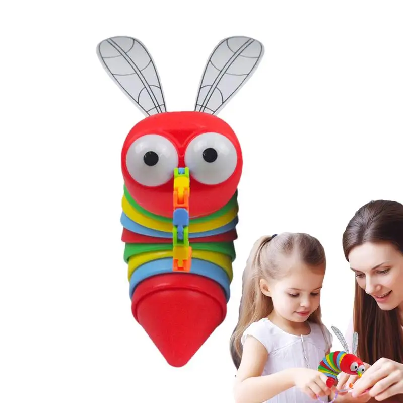 Mosquito Wacky Tracks Snap And Click Fidget Toys Anti Stress Kids Fidget Sensory Toys For Stress Relief Party Favours