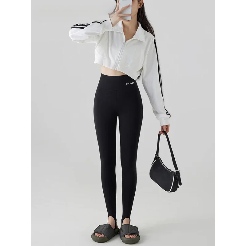 Skin-Touch Seamless Foot Pants Sharkskin Leggings Women Autumn New Fitness Sport Leggings Sexy Body Shape Shark Pants