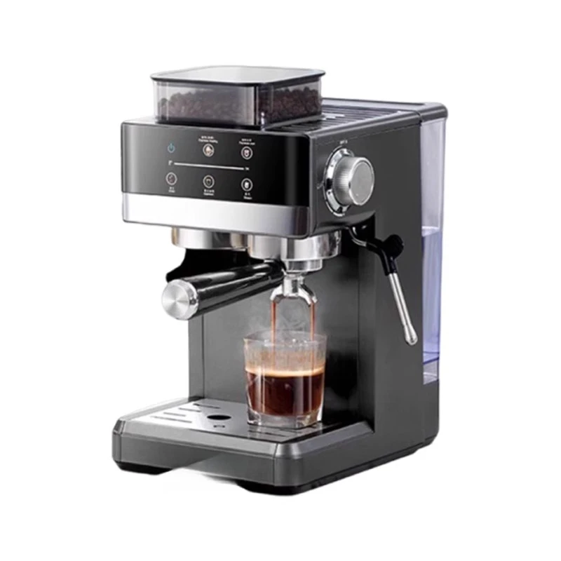 

Hot and cold double extract, bean grinder, espresso machine