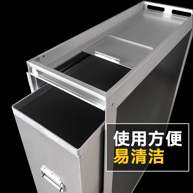 Air China Cabin Civil Aviation Cabin Garbage Truck Kitchen Half Size Garbage Recycling Truck Hotel Mobile Vehicle