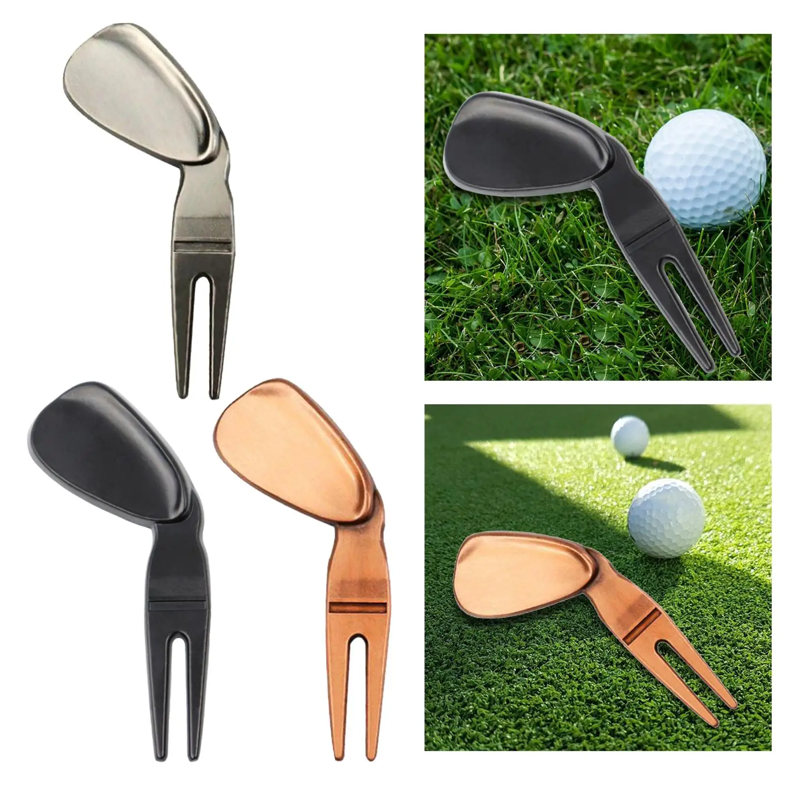 athleticsshop2018 Lighweight Fold Golf Repair Tool Women Men Lawn Repair