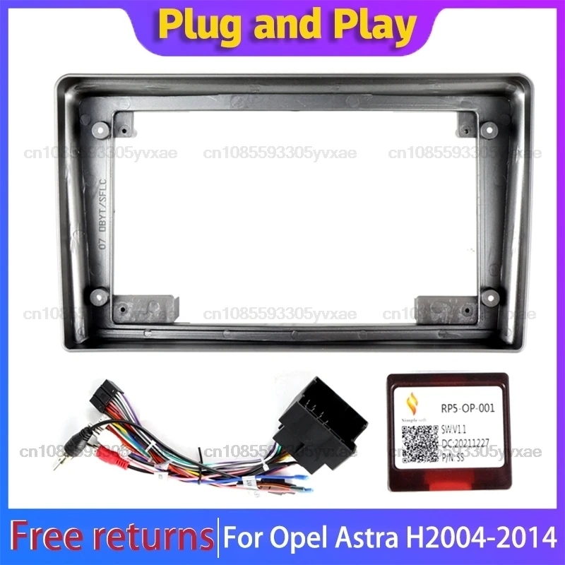 

9" Car Radio Stereo frame for Opel Astra H 2004-2014 Car DVD Frame Plate adapter Mount Dashboard mount Baffle Trim Kit android