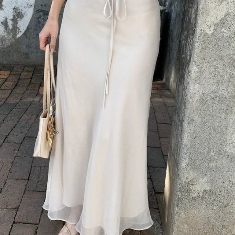 A-line Midi Skirt for Women, 2026 Spring/summer New Style, with Stunning Buttocks Coverage