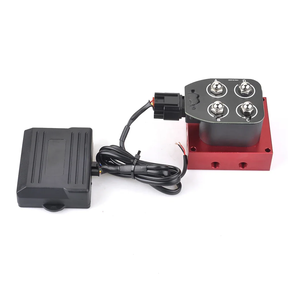 USA Stock One Key Lift Air Ride Suspension Kit 12v Solenoid Valve Manifold Valve 10M Range Wireless Remote Controller 0-200psi