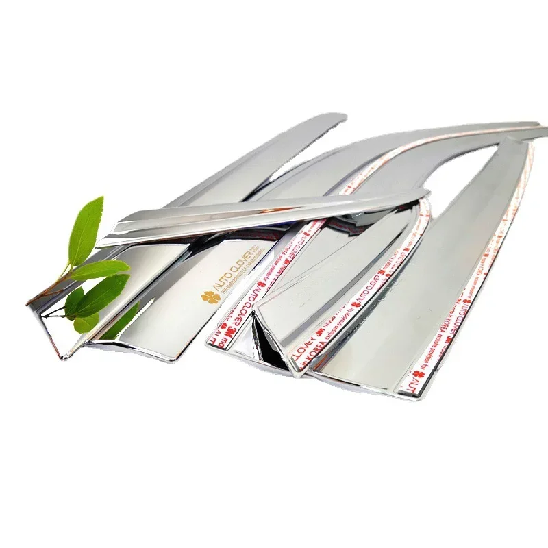 

Side Window Deflector For Volvo XC90 Chrome /Acrylic Sun Rain Deflector Weather Shield Car Accessories 2015-20216PCS