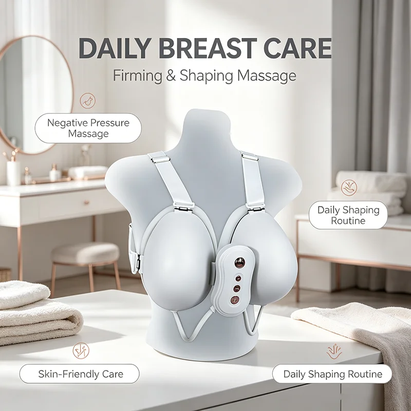 Home Wireless Chest Enhancement Vibration Massage Machine  Usb Electric Growth Care Device  Bra Augmentation Breast Massager