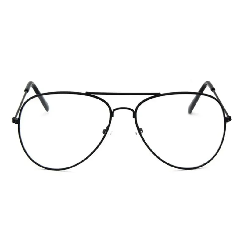 Aviation Gold Frame Sunglasses Male Classic Eyeglasses Transparent Clear Lens Optical Woman Man Glasses Pilot Style image 3