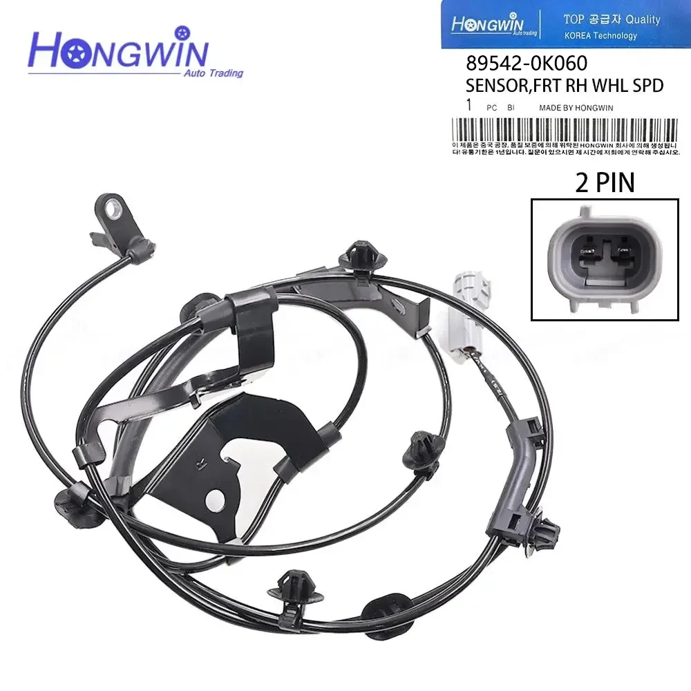 89542-0K060,89543-0K060,89545-0K240,89546-0K240 Front Rear Left Right ABS Wheel Speed Sensor For Toyota Hilux Viii 2015-2022 2.7