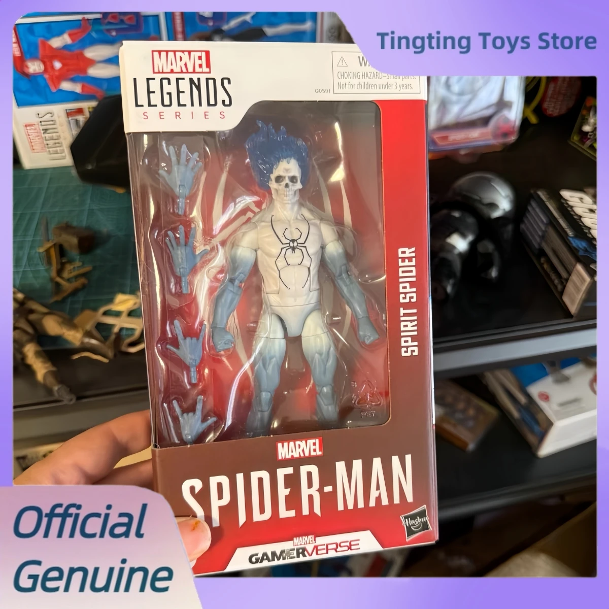 

In Stock Marvel Legends Series Ghost Rider Spider-Man 1/12 Action Figure Collectible Model Decor Toys Adult Kids Gift