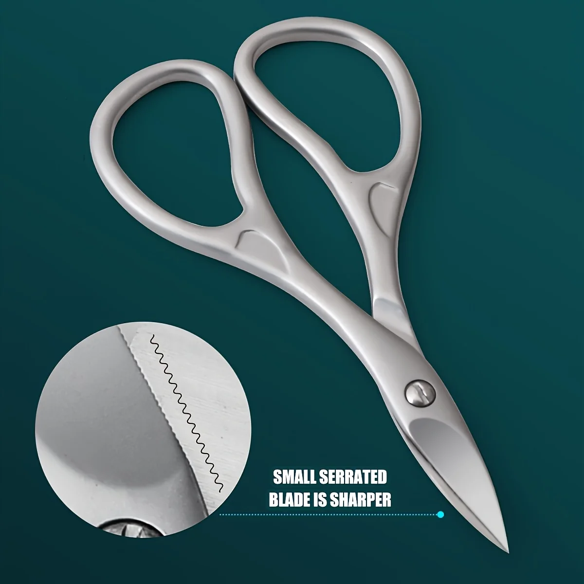 Forbici in acciaio inossidabile 1 forbici per unghie in acciaio inossidabile |   Lame concave per tagliare, forbici durevoli per pedicure e manicure