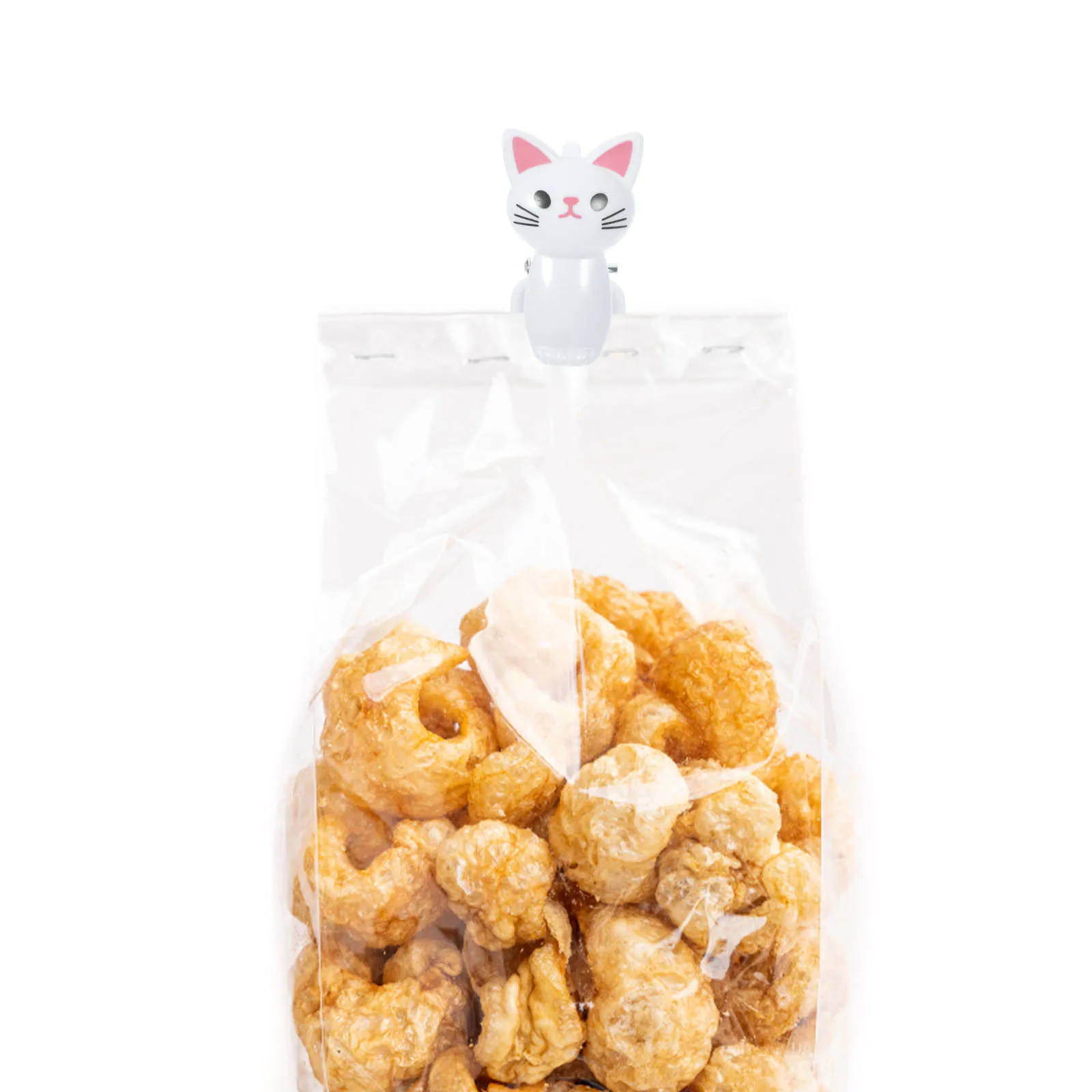 8pcs Cat Shape Food Bag Clips Reusable Sealing Clamps For Snacks Chips Bread Food Multi Purpose Plastic Clips Kitchen