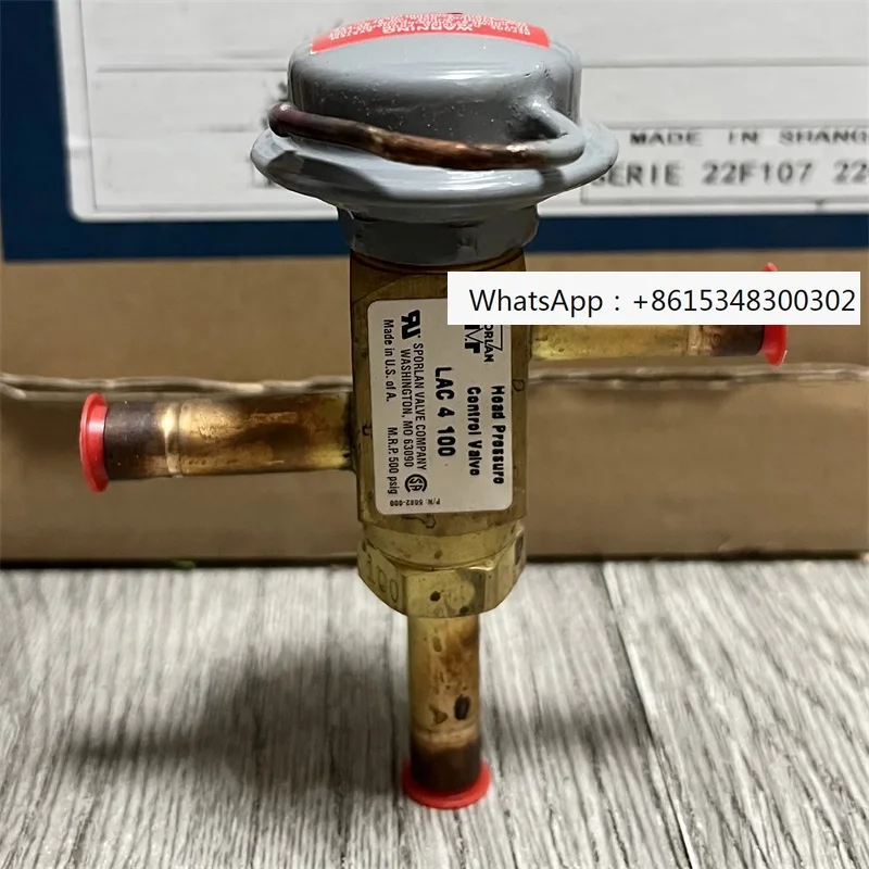 

New Poland Condensation Pressure Regulating Valve SPORLAN LAC-4-100 Cold Storage Air Conditioning Ship General