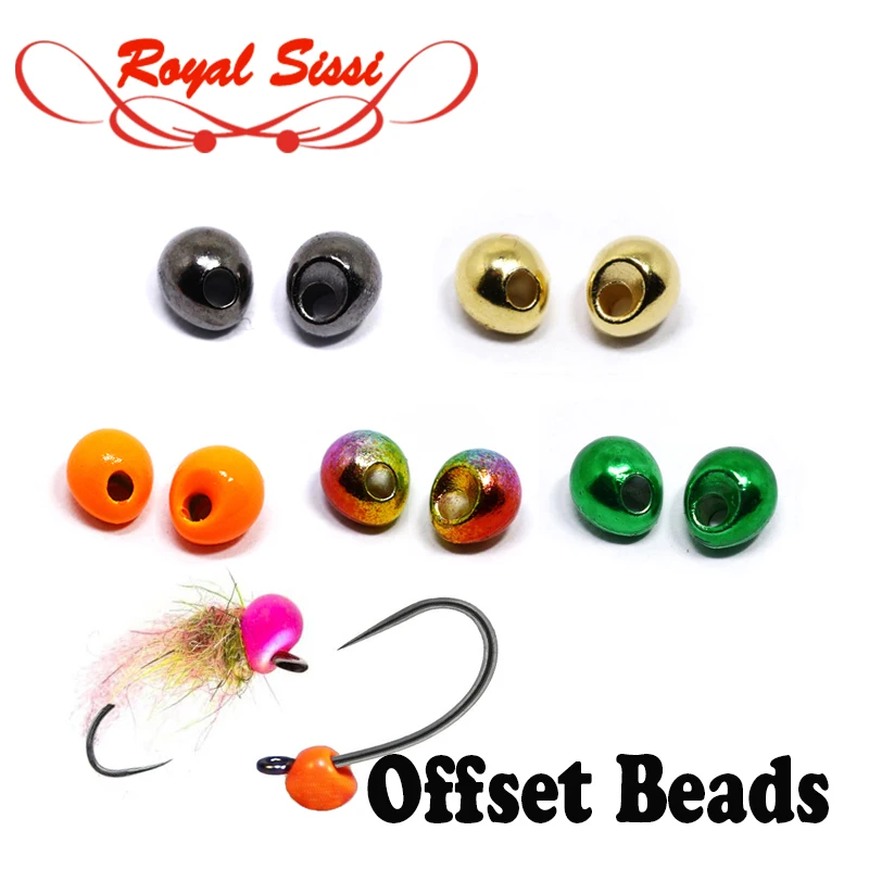 New 20 beads pack jig offset tungsten beads weighted drop shape jig beads transforming fly fishing hooks fly tying accessories