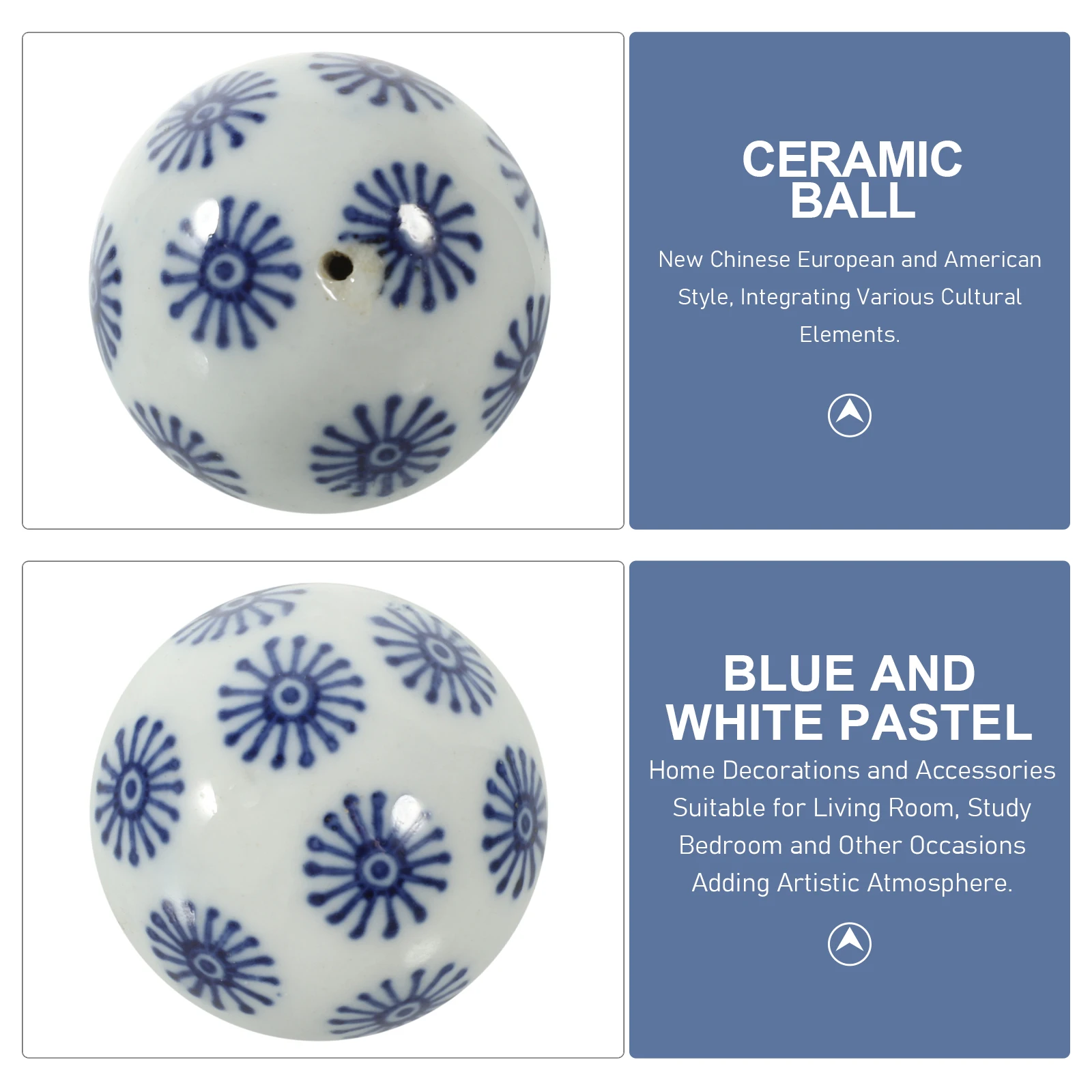 

4Pcs Ceramic Floating Balls Floating Aquarium Ornament Lifelike Fish Tank Balls Bright Color Underwater