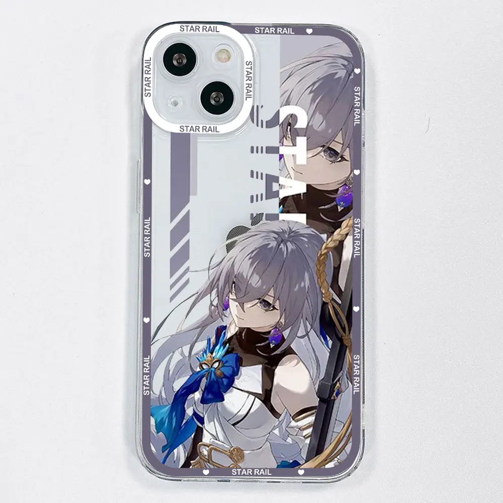 Honkai Star Rail Blade Jing Yuan Phone Case for IPhone 13 12 Pro MAX 11 X XS Max XR SE20 14 8 7 Plus Clear Soft TPU Cover Fundas