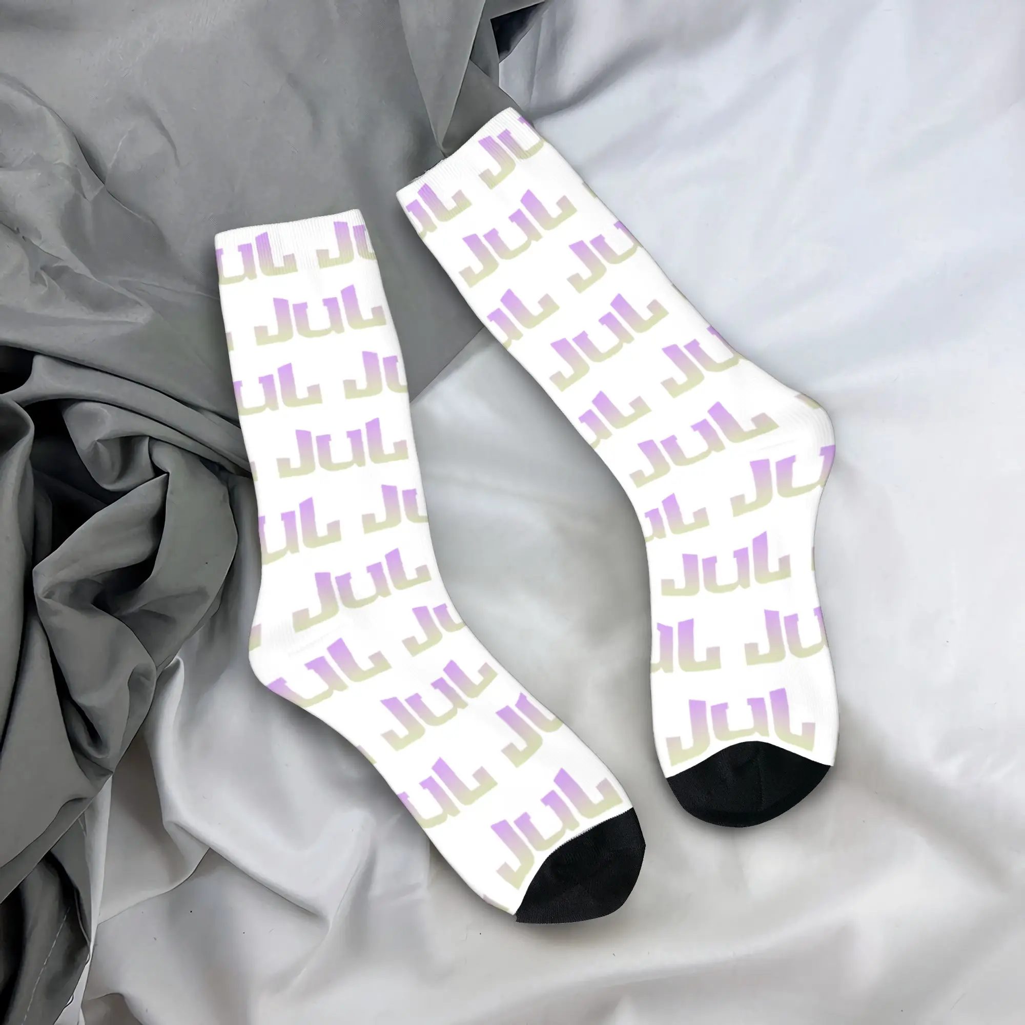 Autumn Winter Hip-hop Unisex Jul Rapper Socks  Non-slip Soccer Socks