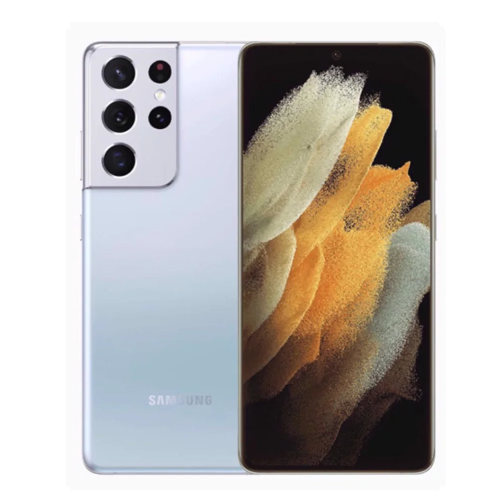 هاتف Samsung Galaxy S21 Ultra 5G G998U1 12G RAM 128GB/256GB ROM 6.8 بوصة ثماني النواة سنابدراجون 888 eSim هاتف ذكي أصلي غير مقفول S21U