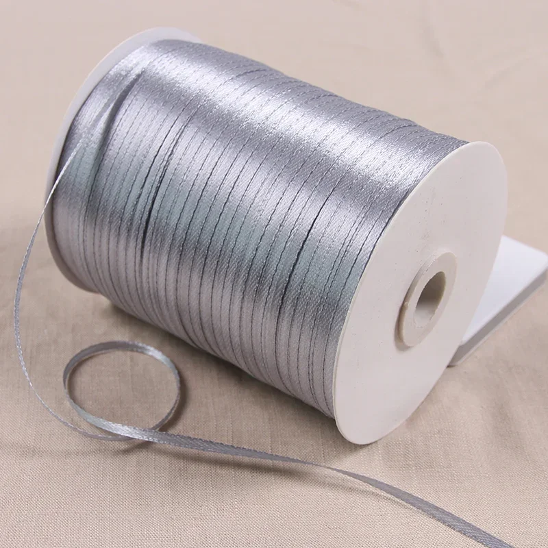 870 yards(795 meters/roll) 1/8\'\'(3mm) satin ribbons wholesale gift wedding Christmas decoration wrapping ribbons