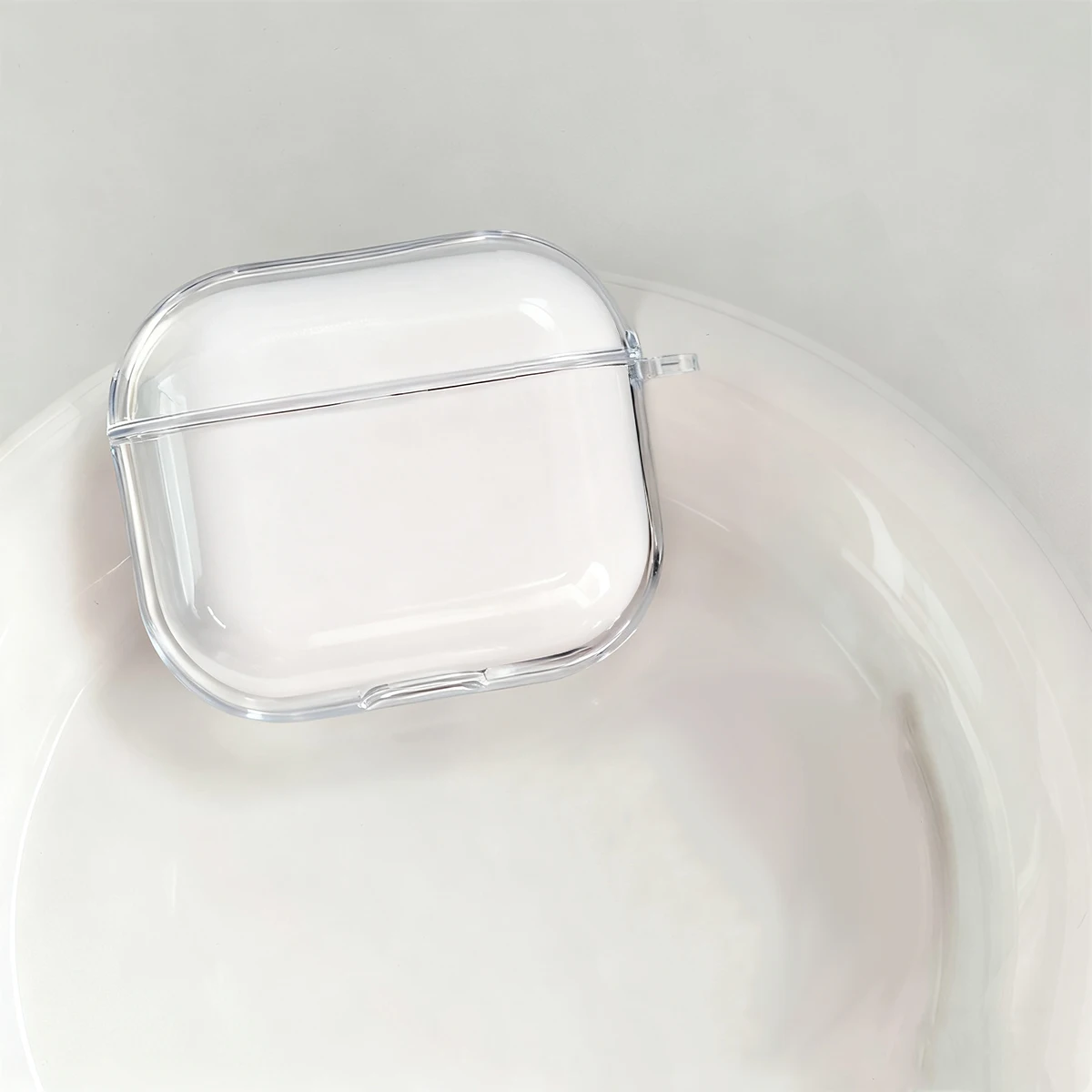 Klare, weiche TPU-Kopfhörerhülle für Airpods Pro 3 Pro 2 Pro, stoßfest für Airpods 4 3 2 1, Bluetooth Wireless Kopfhörerhülle, einfarbig – Detail 3