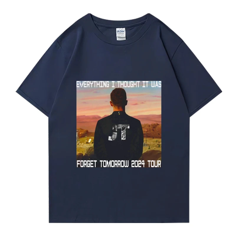 Sänger Justin Timberlake alles, was ich dachte, es war 2024 Tour T-Shirts Unisex klassische Vintage Tops Männer Frauen übergroße Kleidung