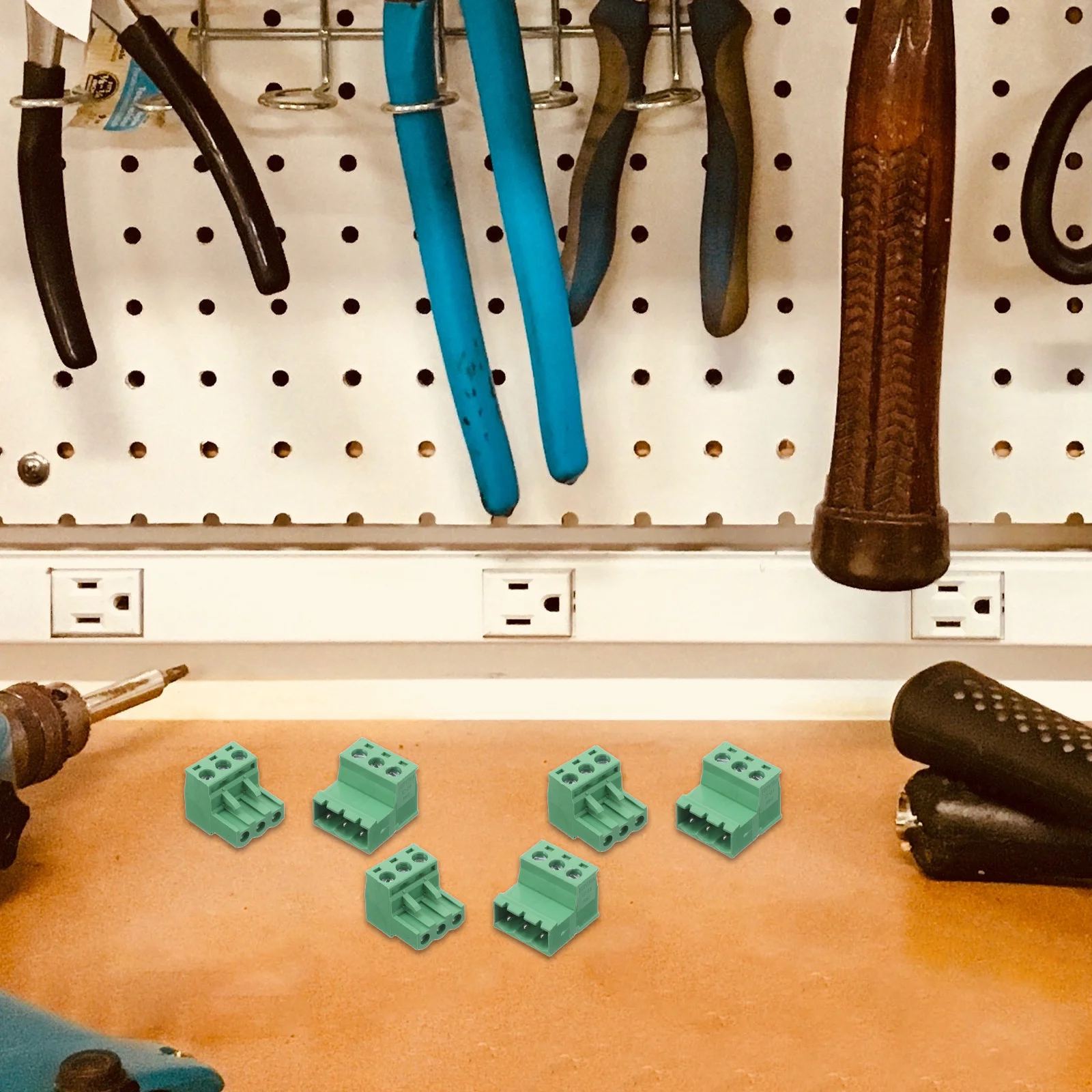 

20Pcs Plug-in Terminal Block Connector 5.08mm Pitch Solder-Free Easy Installation Space-Saving Ideal for Pcb Wiring Electronics