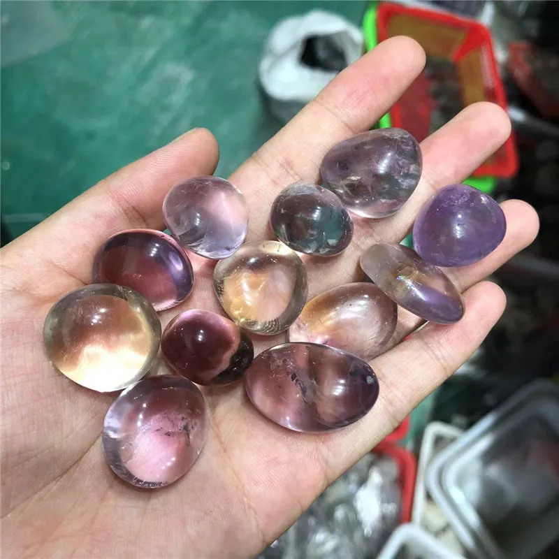 Ametrine Polished Natural Crystal Tumbled Stones For Home Decor