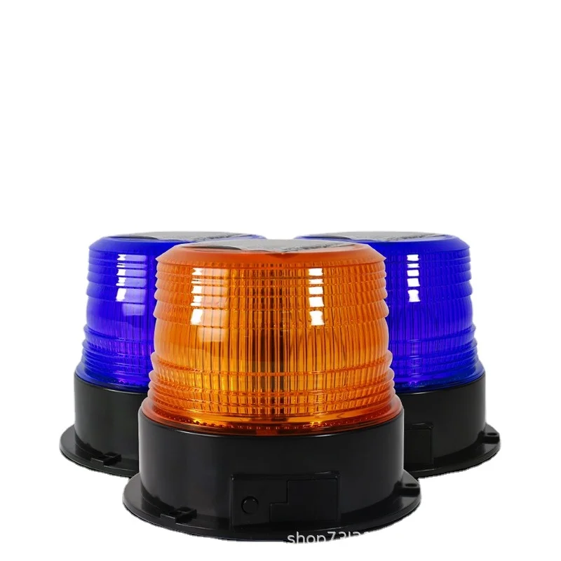 TB5051-Y 12v-24v 110v 220v Small Yellow Signal Light Strobe Flashing Always on Three Modes Switch Warning LED Light