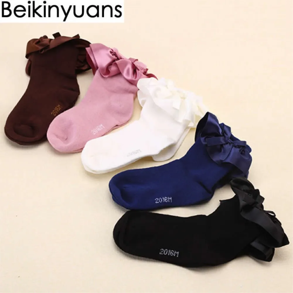 children cotton lace socks girls Princess baby booties socks South Korea lace butterfly Princess socks short infant clothing