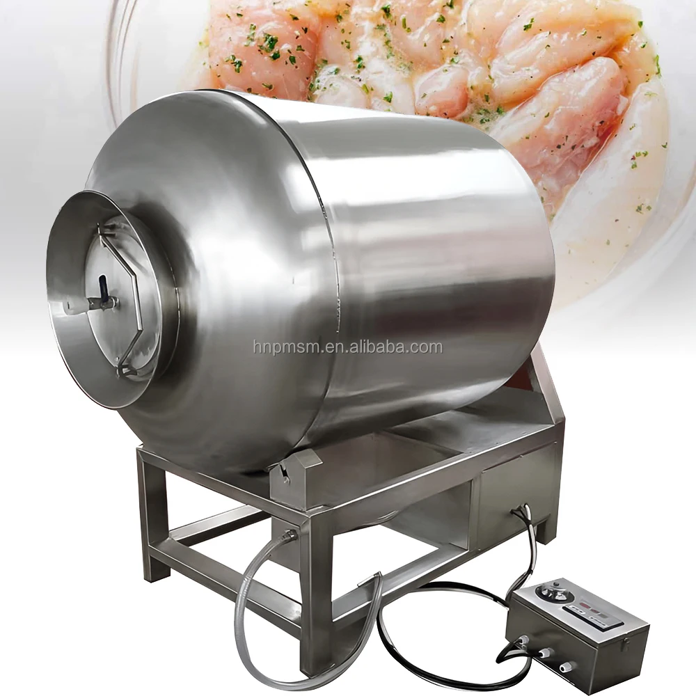 Electric Vacuum Meat Marinator Tumbler Machine for Fish Chicken Beef Marination Customizable Meat Seasoning Machine