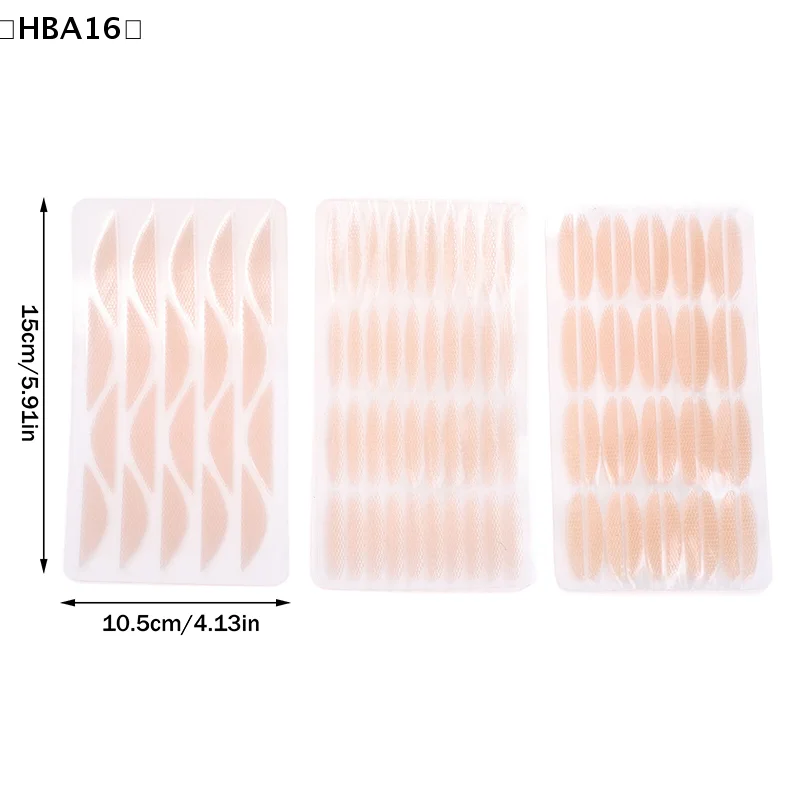 〔HBA16〕10Sheets Invisible Eye-Lifting Sticked Double Eyelid Lift Tape Sticker Eyelid Patches Tool Spray Water Instant Adhesive