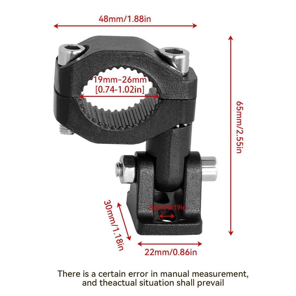 Motorcycle LED Headlight Spotlight Mount Bracket Adjustable Fog Light Auxiliary Lamp Bumper Holder Motorcycle Accessories image 2