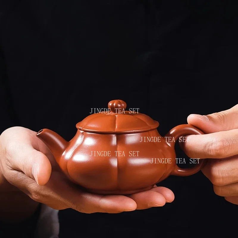 Assorted Classic Red Clay Zisha Teapot Traditional Chinese Handmade Kung Fu Tea Pot for Tea Ceremony and Collection